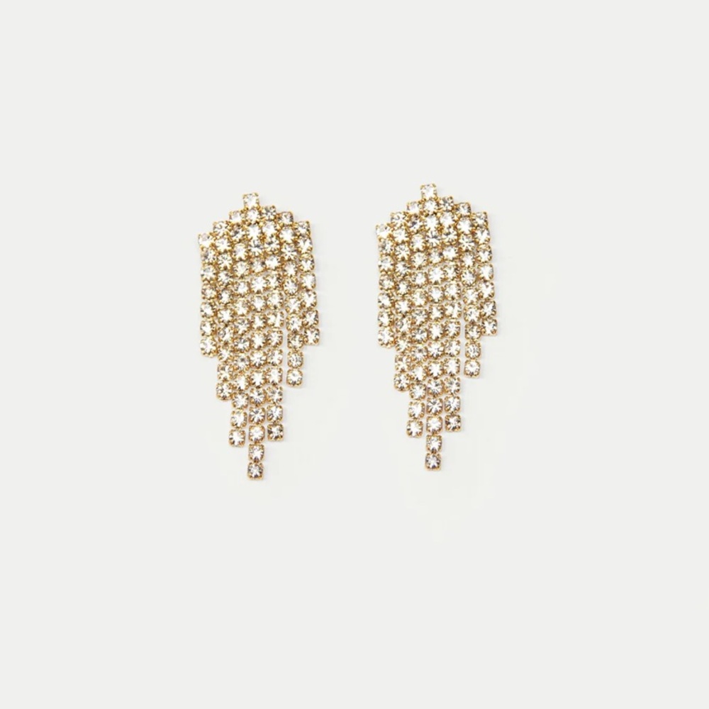 Maya Cascade Clip-on Earrings